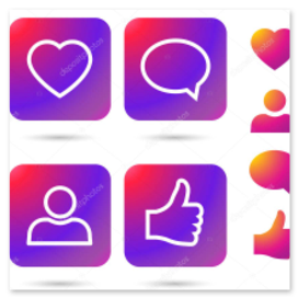 Social Feature – neutrale Logokachel